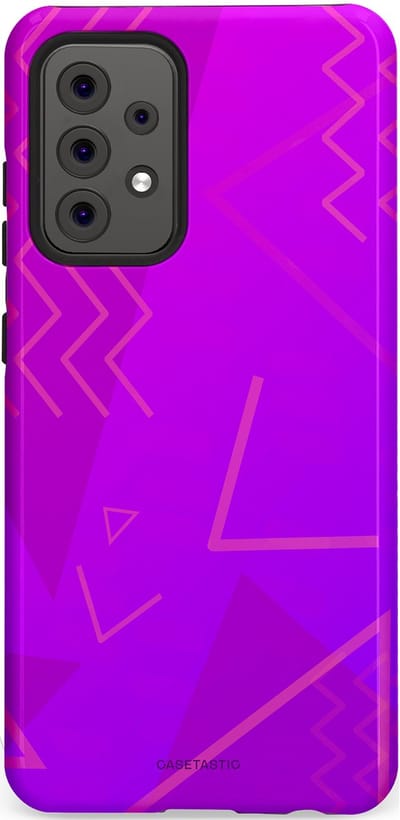 Casetastic Hoesje Geschikt voor Samsung A52 (4G/5G/s) - Stijlvolle Beschermende Duo-layer Case - Discowave