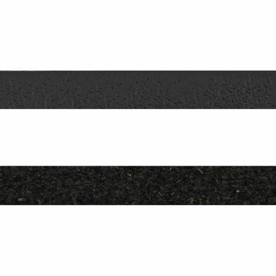 vidaXL - Leren - riem - 1 - Zwart - 200 - x - 0,3 - cm - Leer