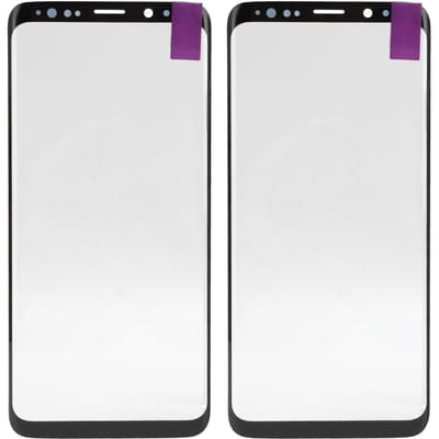 2 STUKS Telefoonschermglas met OCA-lijm en Reparatiegereedschap Vervanging van Voorste Buitenste Glaslens voor white