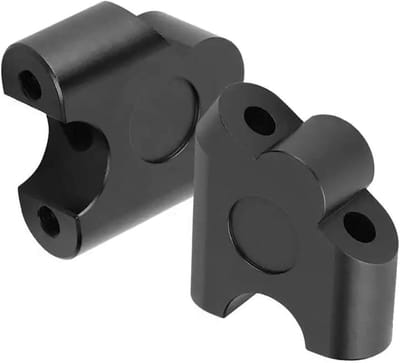 Motor Stuurverhoger - Klem Adapter - Comfortabel Rijden - Verstelbare Hoogte - 30mm Hoger - Zwart
