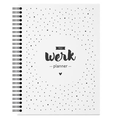 Fyllbooks - Werkplanner - Dagplanner, To Do Planner - Zwart Wit