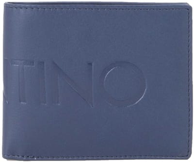 VALENTINO Leren portemonnee Mason Wallet Blu donkerblauw