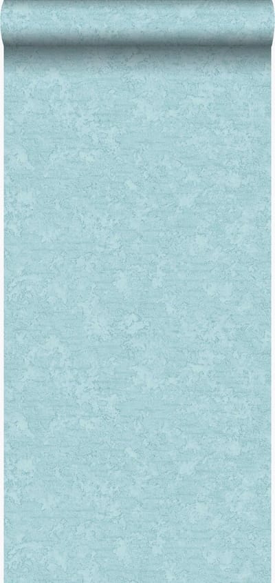 Origin Wallcoverings behang effen ijsblauw - 53 cm x 10.05 m - 345944