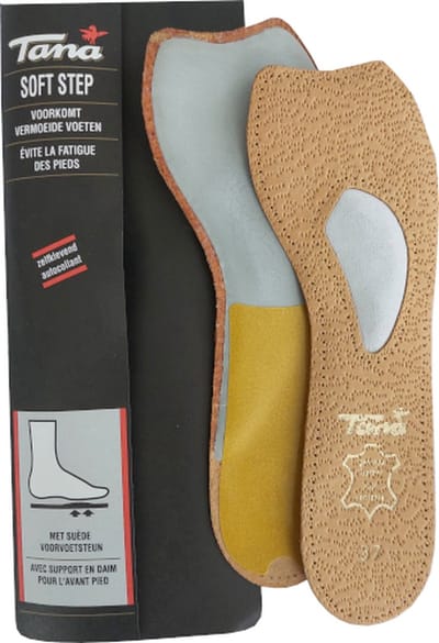 Tana Soft Step - Voorvoetzool - Inlegzool met Voorvoetsteun - Ondersteunt Middenvoet en Voorvoet - Maat 36