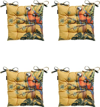Madison - Zitkussen - Universeel - 4st - 46x46cm - Riff Yellow - Geel
