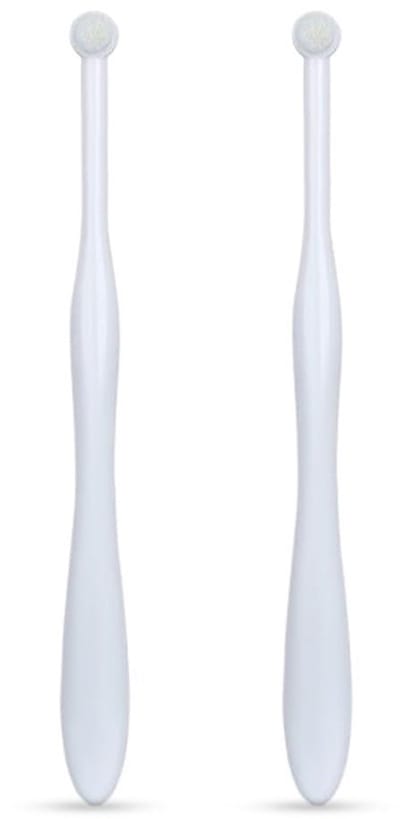 Dailygoods- Hondentandenborstel 2 Stuks - Ultra Zachte Borstelharen - Gevoelig Tandvlees - Huisdiertandenborstel - Comfortabele Grip - Hoogwaardig Materiaal - Dierenborstel