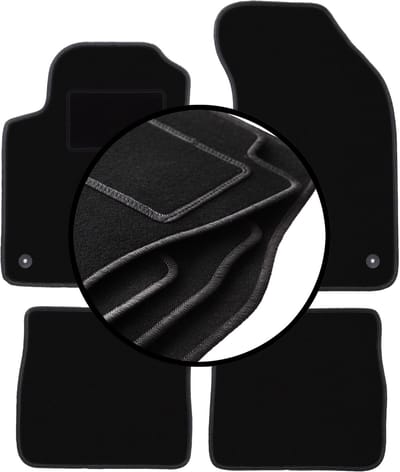 Complete set veloursmatten voor: Lancia Delta III hatchback (2008-2014)
