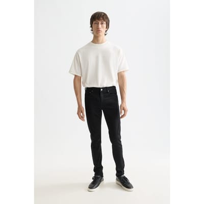 Scotch & Soda Core Skim Skinny Jeans Stay Black Stay Black Size: W36L32 | Skinny Outlet | Heren | Zwart