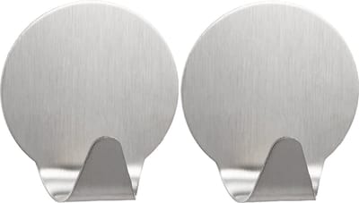 Wenko Wandhaak Strip-it 3,7 Cm Rvs Matzilver 2 Stuks
