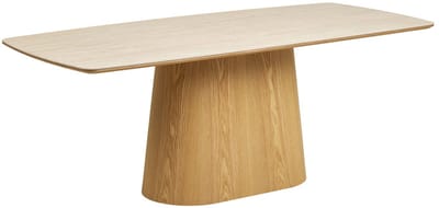 House Nordic Eettafel Noli - Rechthoek Travertin/Hout - 200x90x76cm