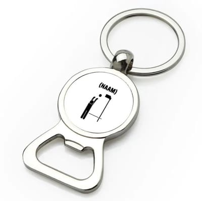 Akyol - korfbal met eigen naam flesopener - Sport - korfballer - sport - 9 bij 3 cm