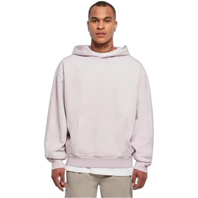 Urban Classics - Heavy Terry Garment Dye Hoodie/trui - 4XL - Pastelpaars