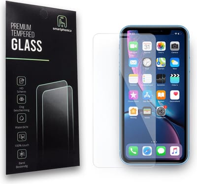 Smartphonica Screenprotector geschikt voor iPhone Xr screenprotector van buigbaar glas geschikt voor Apple iPhone XR
