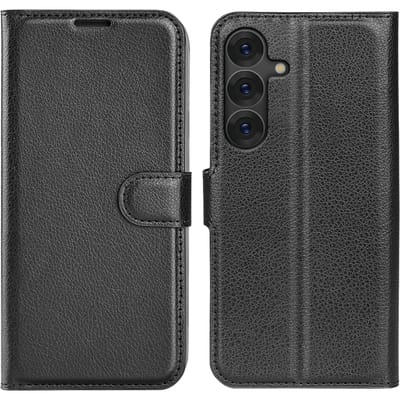 Mocaa Samsung Galaxy S25 Slim-Fit Book Case Zwart