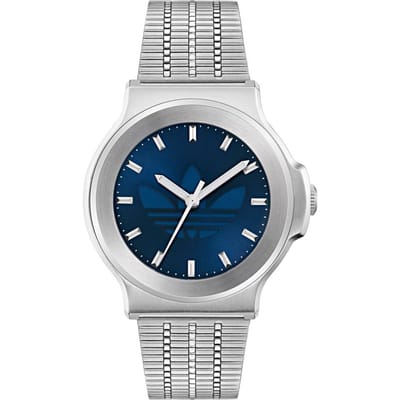 Adidas Originals Expression Three AOFH25505 Horloge - Staal - Zilverkleurig - Ø 41 mm