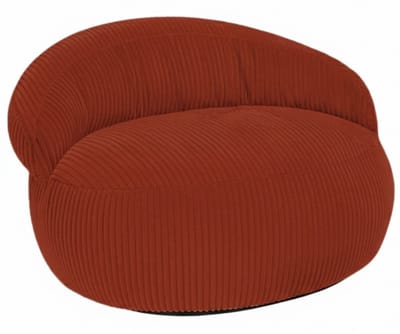 Bananair - Zitzak XXL - Afneembare hoes - Ribfluweel - Zitzak Volwassenen & Tieners - 110x100 cm - Rood