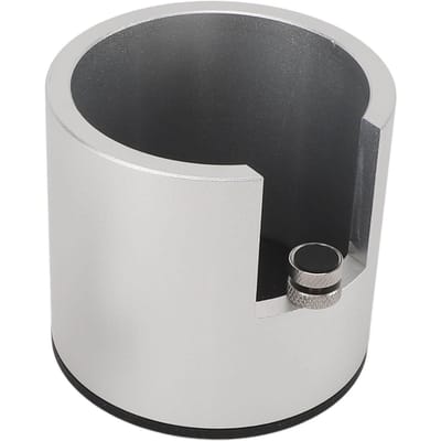 Portafilterhouder Tamperstandaard Aluminiumlegering Verstelbare Hoogte Aanstampstation Basis voor 51mm 53mm 58mm Portafilter zilver