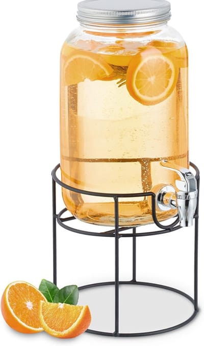 GTB® Limonadetap - Watertap - Limonade Tap - Transparant - 27cm x 17cm x 36cm