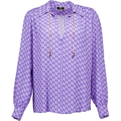 Elisabetta Franchi  Blouses Paars Cas3041e2 Bx9