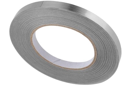 Veneer Edge Tape van 50m voor het Dichten van Vloergaten en Wandvoegen, Zelfklevend voor Woonkamer, Badkamer en Keuken (1cm/0.39in-Zilver)