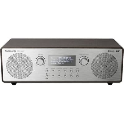 Panasonic RF-D100BTEGT Radio VHF (FM), DAB+ AUX, Bluetooth, DAB+, FM Wekfunctie Zilver, Bruin