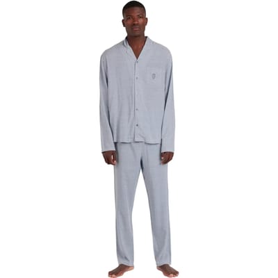 Pyjama-sets Admas Classic Spiga Pyjama loungewear broek shirt lange mouwen