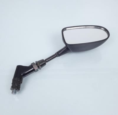 Rétroviseur droit Mad Formula 2000 noir M10 Pas 125 inversé pour moto Neuf
