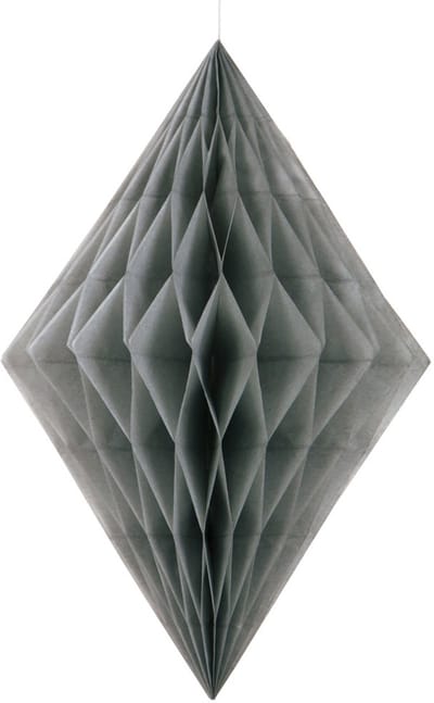 Diamant honeycomb grijs