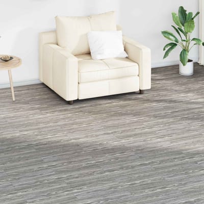 vidaXL - Vloerplanken - Donkergrijs - 5,02 - m² - 36 - st - PVC