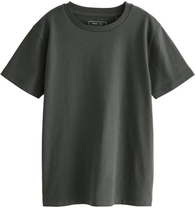 Next - Jongens - T-shirt met korte mouwen standaard pasvorm - Grijs