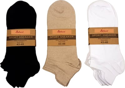 Belucci Sport Sneakersokken 9 Paar Assorti Kleuren Maat 35/38