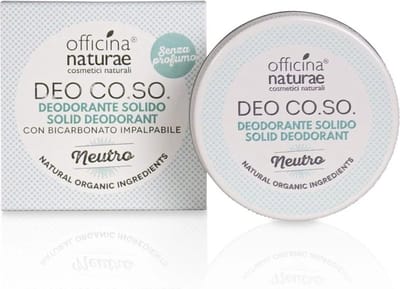 Deo CO.SO. Natural Vaste Deodorant zonder Parfum met Bio Ingrediënten - voor gevoelige huid - Officina Naturae