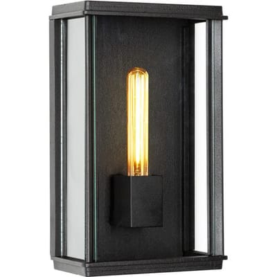 KS Verlichting Capital Muurlamp Vlak Zwart Extra Large
