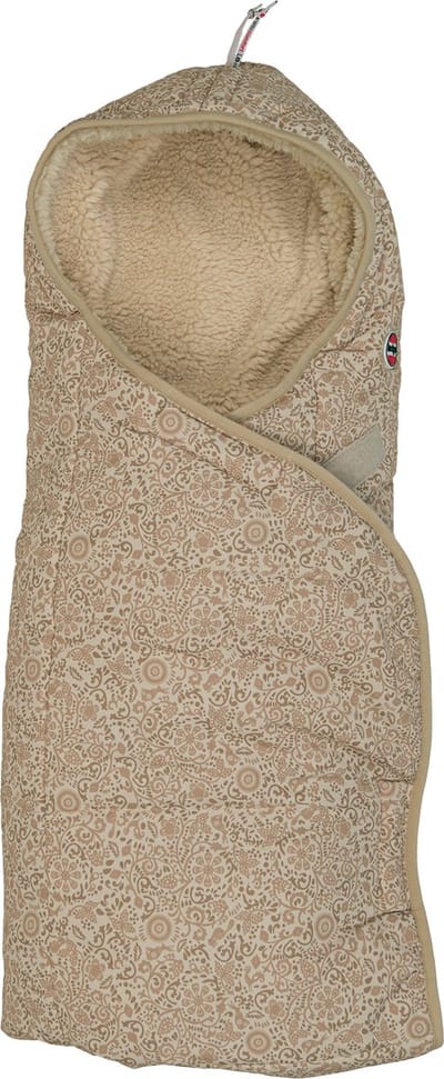 Lodger Wrapper - Wikkeldeken voor Autostoel - Beige - 0-9 Maanden - Winddicht & Warm - Omslagdoek baby