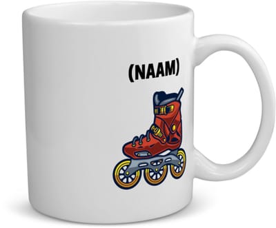 Akyol - skeeleren met eigen naam koffiemok - theemok - Sport - skeeleraars - skaten - 350 ML inhoud
