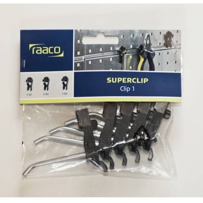 Raaco Super Clip Set - 53 stuks - Voor Raaco Super Clip Gereedschapsborden