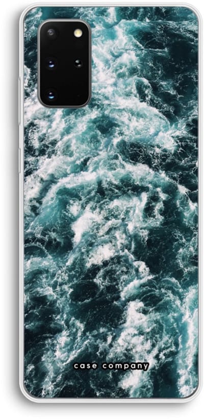 Hoesje geschikt voor Samsung Galaxy S20 Plus hoesje - Zee golf - Soft Cover Telefoonhoesje - Bescherming aan alle Kanten en Schermrand