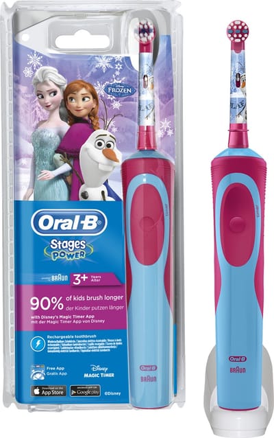 Oral-B Stages Power Kids Frozen - Elektrische Tandenborstel - 1 Handvat en 1 Opzetborstel