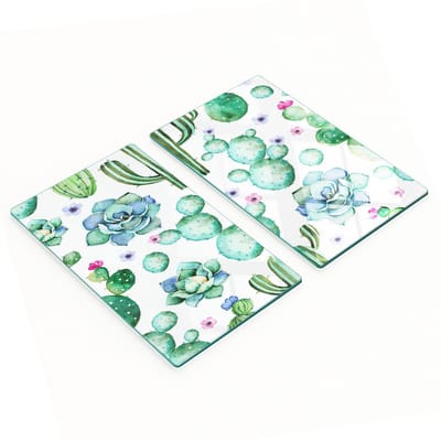 Multifunctionele decoratieve snijplanken van geharde cactus voor in de keuken, 2x30x52 cm