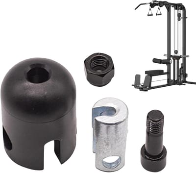 Kabelstop bal - Fitness katrol - Krachttraining thuis - Gereedschapsloze montage - 58 x 4 cm - Gecombineerd