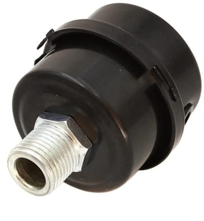GEKO Luchtcompressorfilter - Metalen behuizing - 20,5 mm schroefdraad - Filterpapier element
