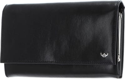 Golden Head Leren portemonnee Colorado RFID Protect Bügelbörse 2801 Schwarz zwart
