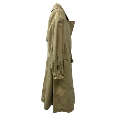 Alexander McQueen trenchcoat van gereconstrueerde gabardine in beige katoen