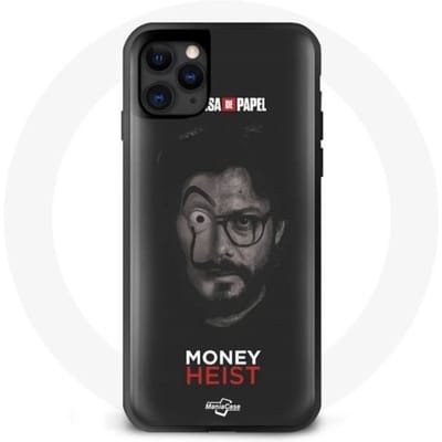 Coque de téléphone - La Casa de Papel - Iphone 11 - Noir - Souple - Design inspiré de la série rouge