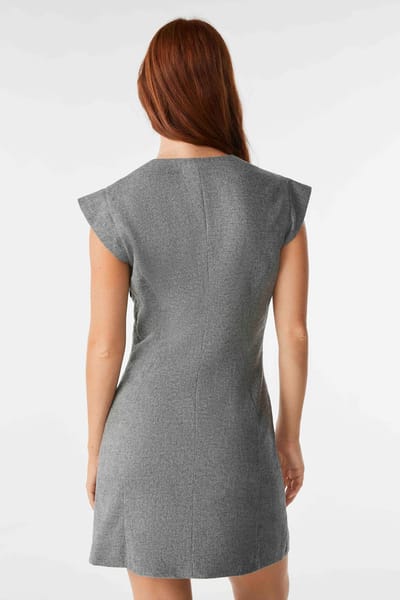 BA&SH Mini Dress Gris Maat: L | Mini Jurken Outlet | Dames | Grijs