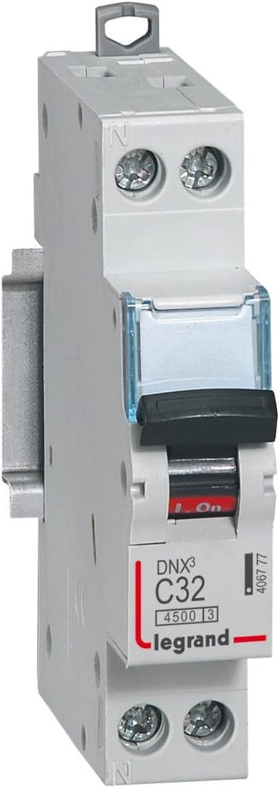 Stroomonderbreker 16A C-karakteristiek 4,5kA 2 PK+N