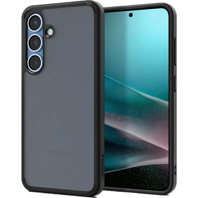Spigen Ultra Hybrid Backcover geschikt voor Samsung Galaxy S25 - Frost Black