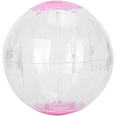 Hamster doré de compagnie Balle d'exercice Jouet Machine de course Balle de jogging transparente 18.5cm rose rose