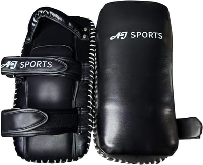 AJ-Sports Kicking pads - Stootkussens - Pads Boksen - Boks pads - Trapkussen - Boksen - Boxing - Kickboksen - Zwart - 2 Stuks