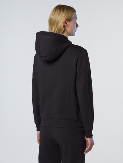 North Sails Hoodie met rits Met ton-sur-ton logo